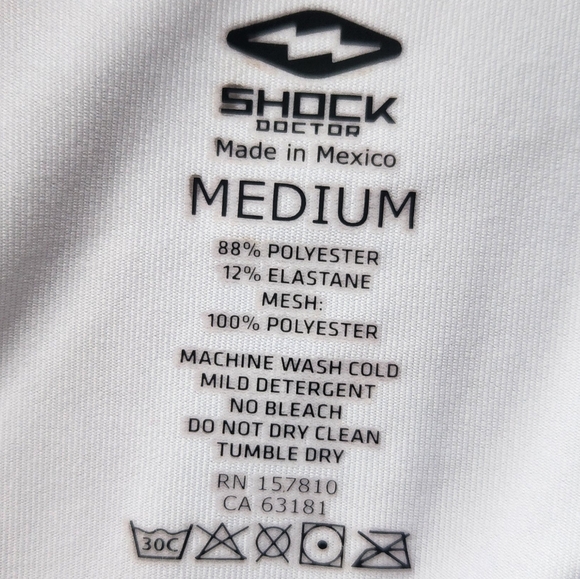 Men's Shock Doctor Core Compression Short with Cup Pocket Boxer Brief - Picture 9 of 9